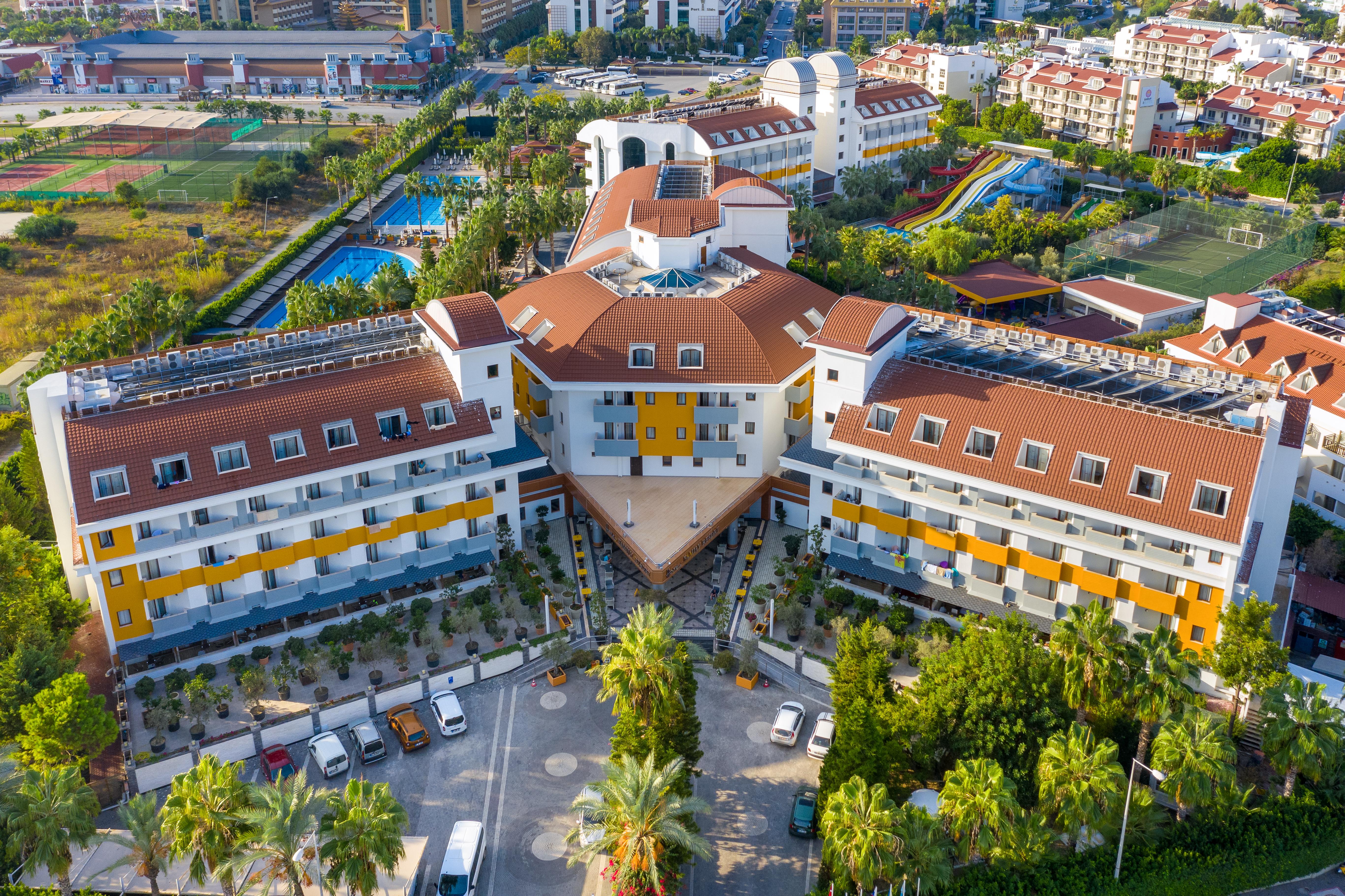 Primasol Hane Family Resort Hotel Side Exterior photo